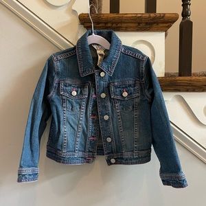 🎉Host Pick🎉 Lilly Pulitzer Girls Denim Jean Jacket Size 5